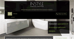 Desktop Screenshot of instylebathroomssa.com.au